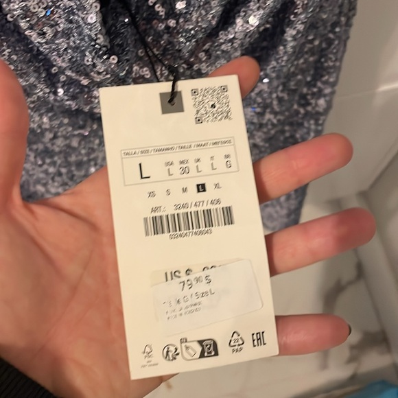 Zara Short Sequin Dress - Picture 6 of 6